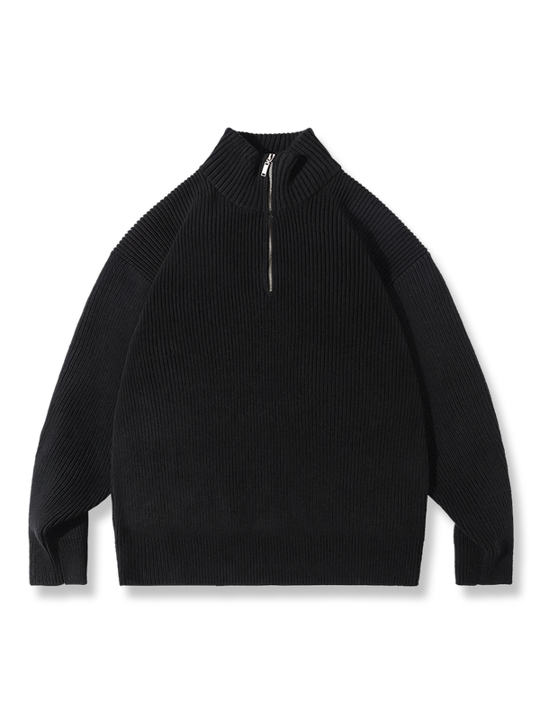 PESSOA | Half-zip high neck sweater