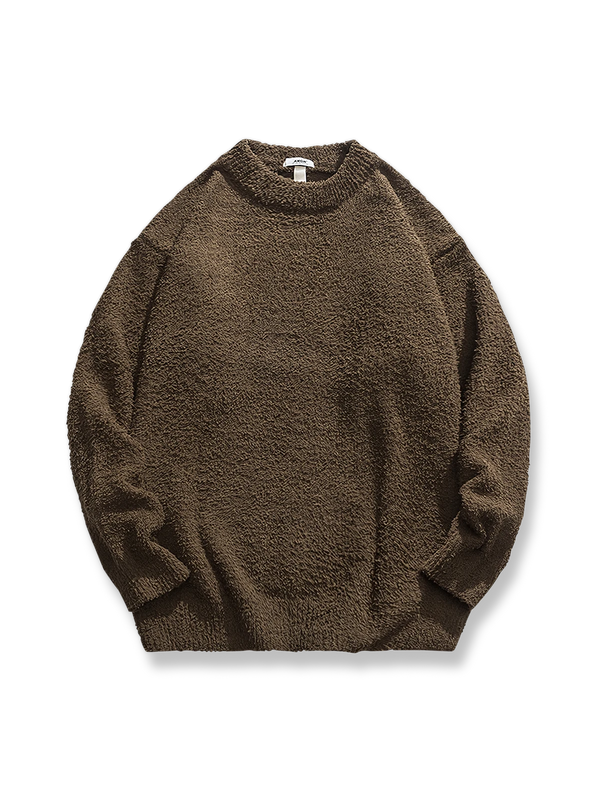 PESSOA | 4-color round neck knit sweater