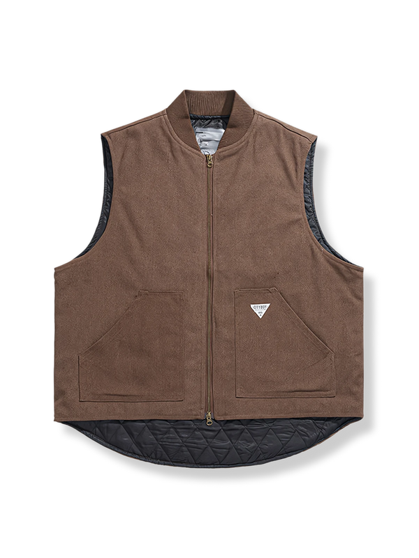 PARDON | Multi-functional vest with pockets and stand-up collar