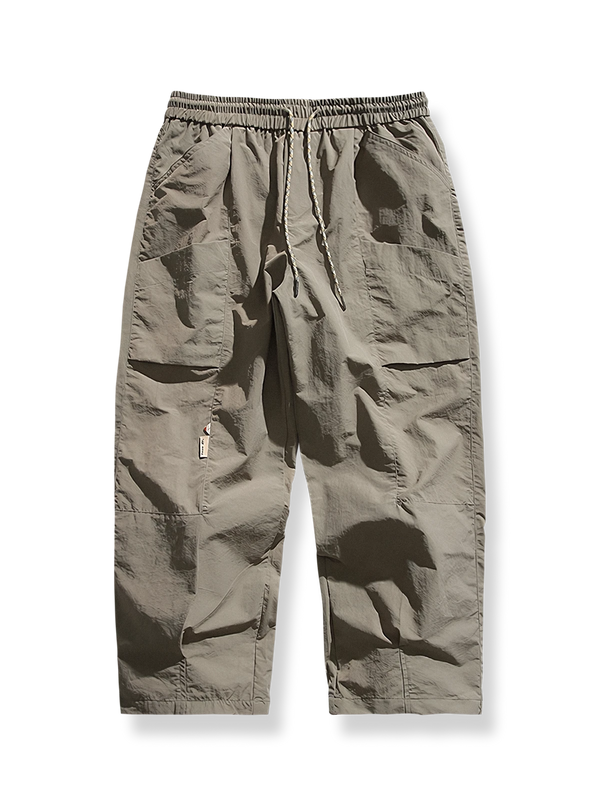 Functional 3D pocket nylon long pants