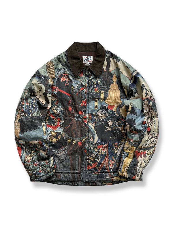 Parolibre | Guan Yu Print Padded Jacket