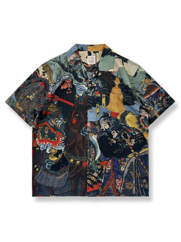 Three Kingdoms Guan Yu Design Hawaiian Shirt