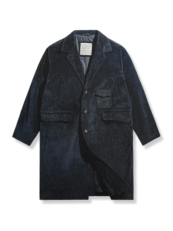 PESSOA | Corduroy long coat