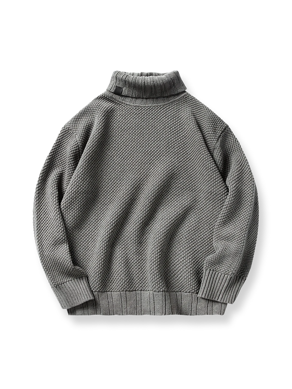 PESSOA | Plain turtleneck knit sweater