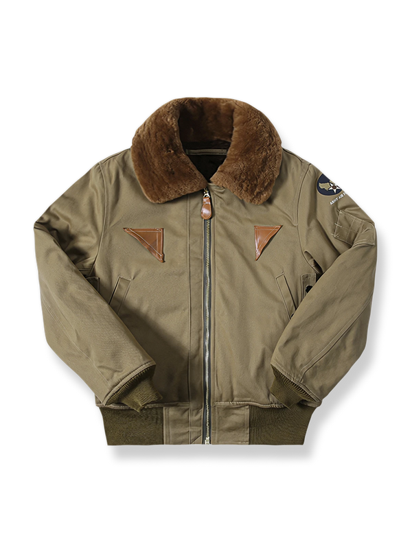 PESSOA | Fleece-lined B-15 flight jacket