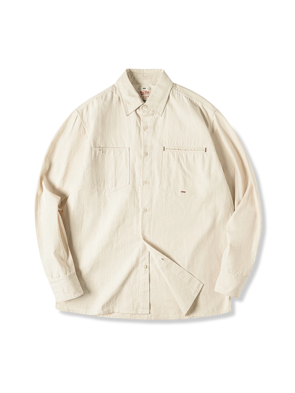 PESSOA | Unique pocket French work shirt