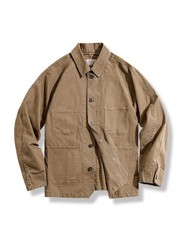 PESSOA | Cotton coverall long sleeve shirt