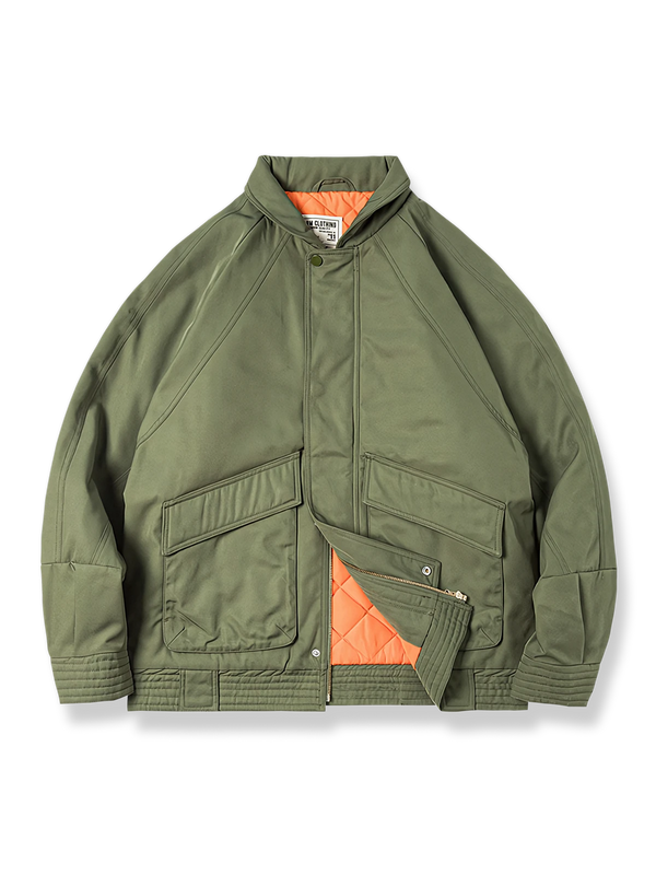 Air Porco | Thickly padded pilot jacket