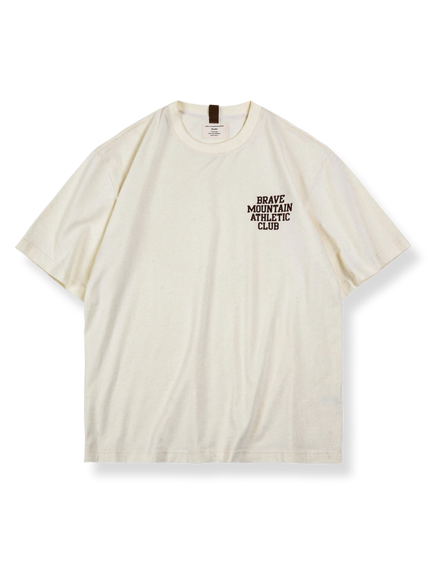 フロッキング プリント Tシャツ