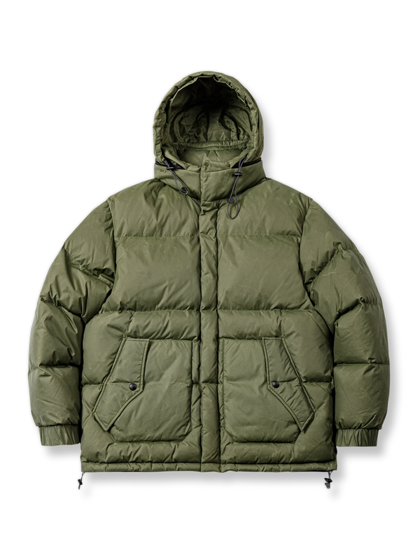 PESSOA | 3-color wax surface down jacket