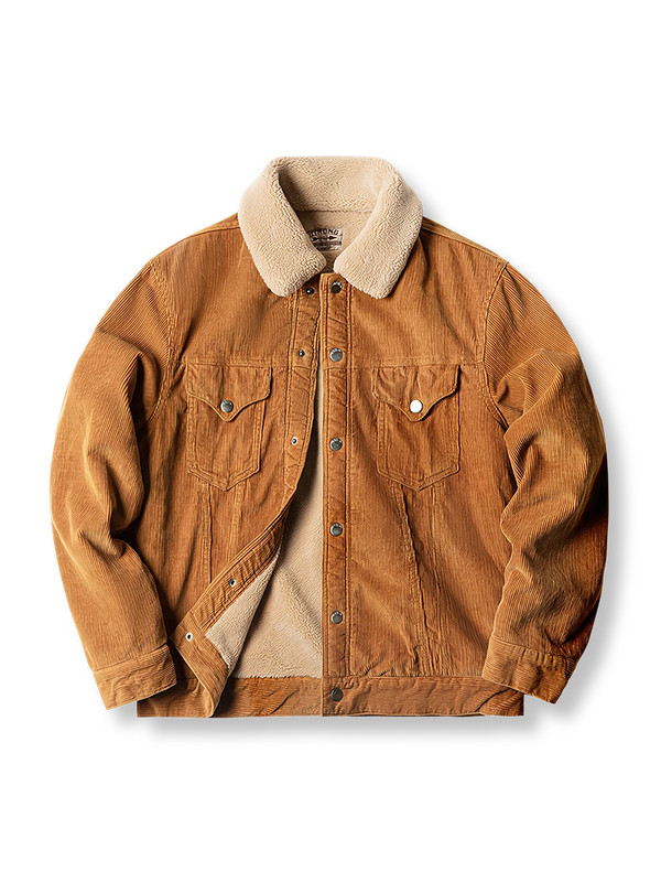 PESSOA | Fleece-lined corduroy jacket