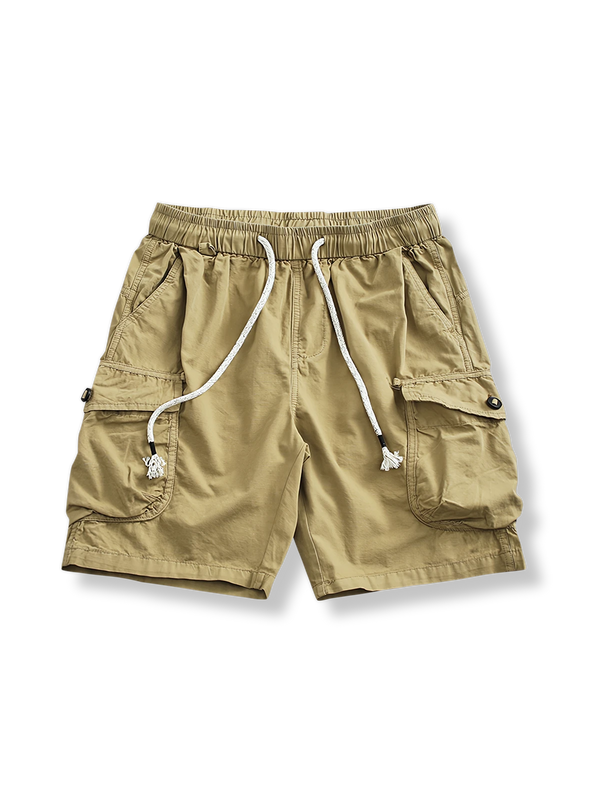 Multi-pocket cargo shorts