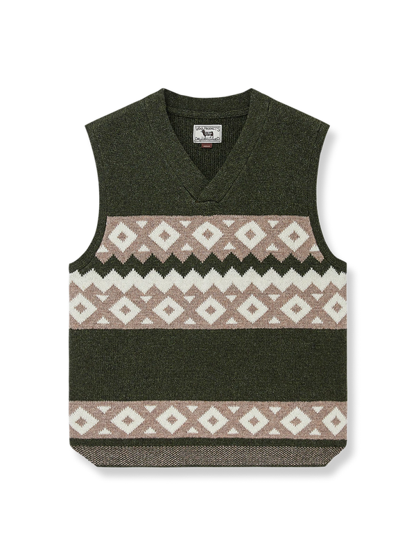 Parolibre | Shetland wool Fair Isle sweater vest