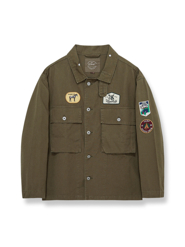 M43 Heavyweight Embroidered Shirt Jacket