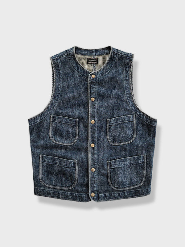 Vintage denim vest