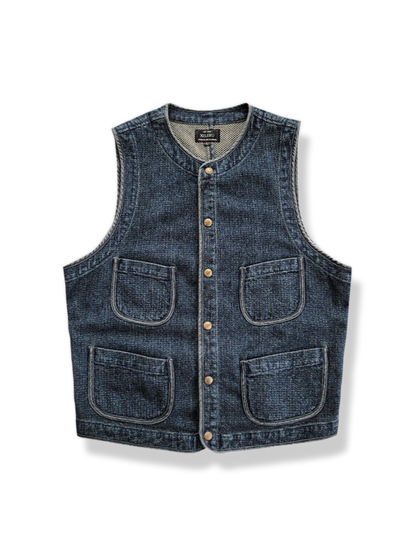 Vintage denim vest