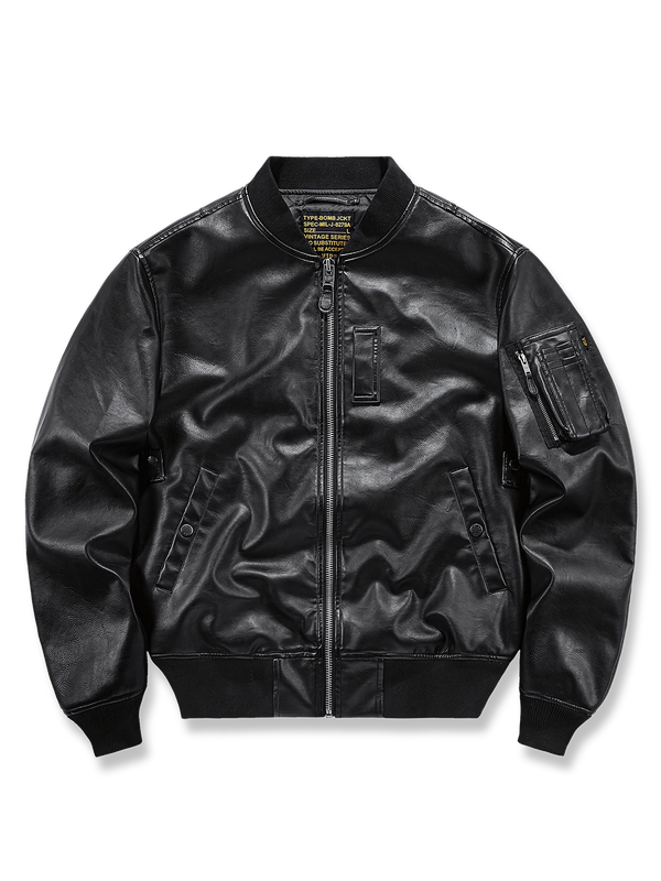 Air Porco | CWU-45/P Leather Flight Jacket "Biker"