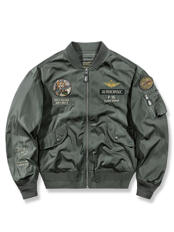 Air Porco | P-35 MA-1 Leather Flight Jacket