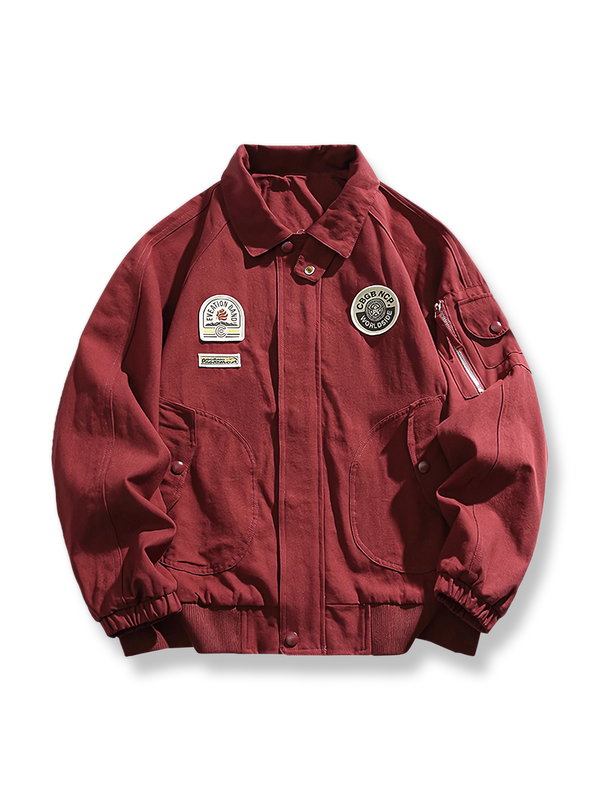 Badged Flight Jacket