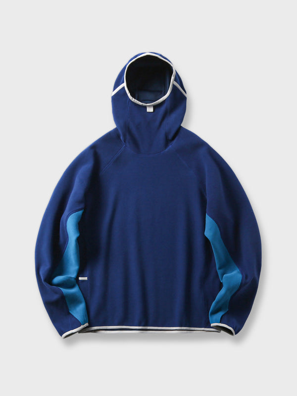 Color-blocked fleece sweatshirt