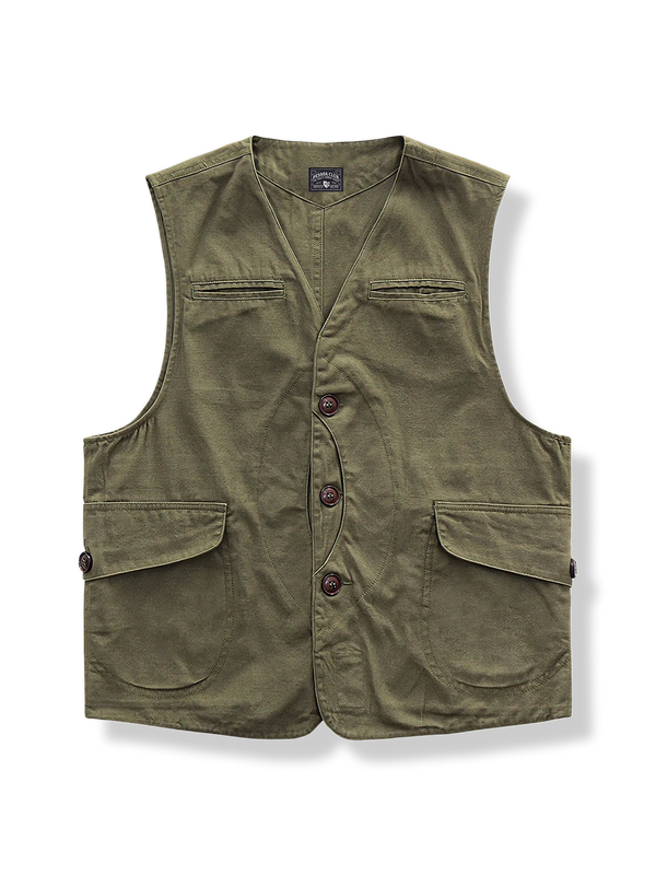 PESSOA | Multi-pocket moon-shaped vest