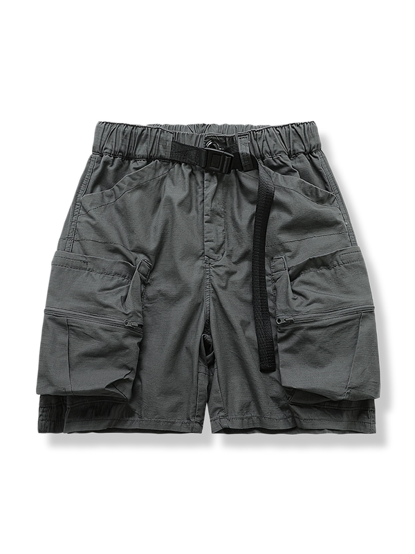 Multi-pocket work shorts