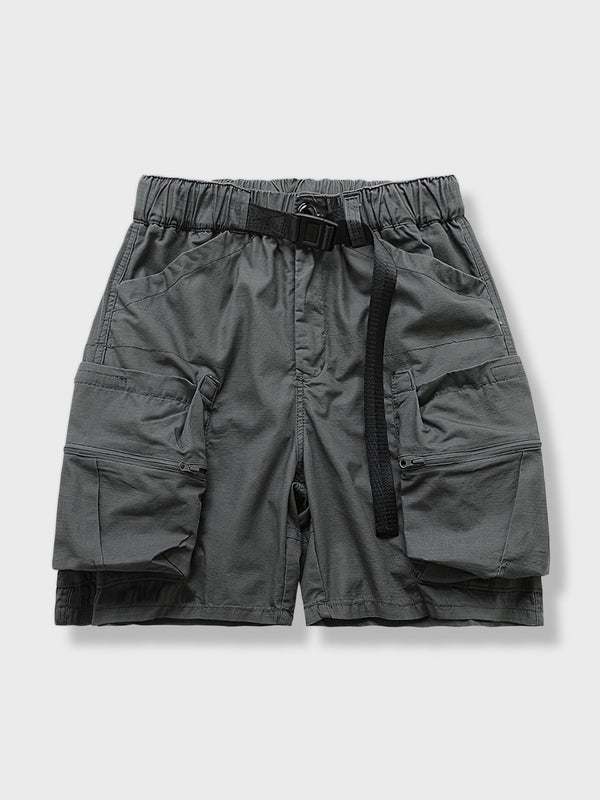 Multi-pocket work shorts