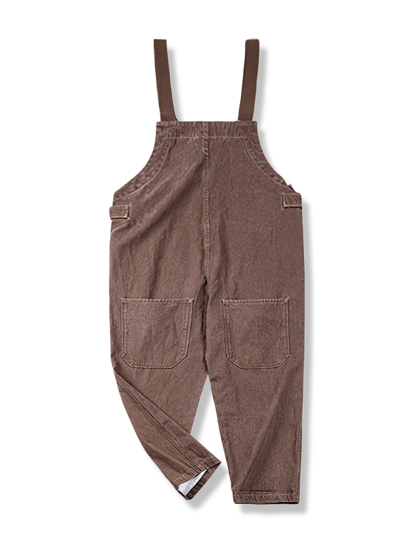 PESSOA | 1930s herringbone twill washed overalls