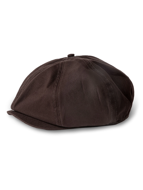 Military style newsboy cap