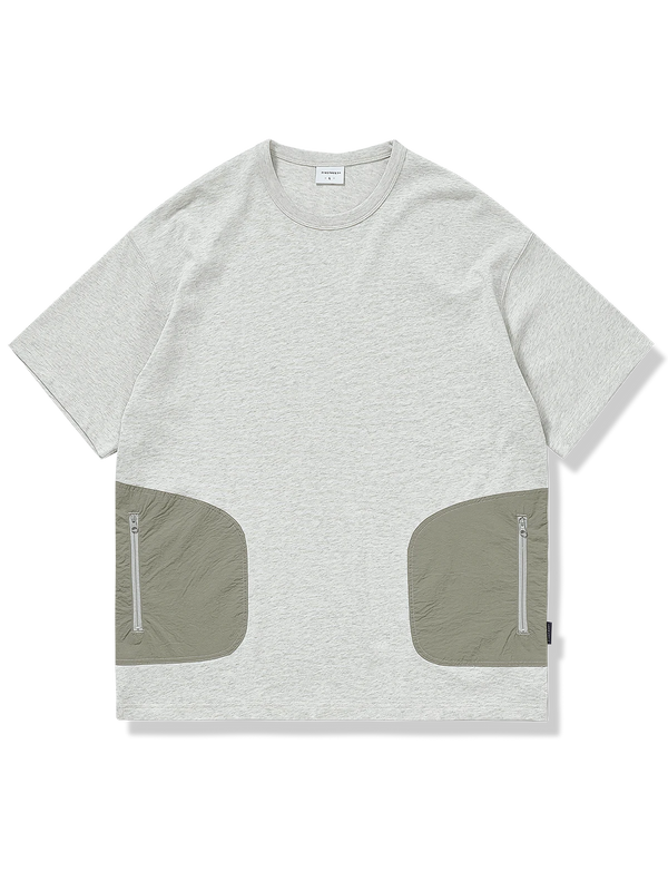 PARDON | Pocket-switched nylon T-shirt