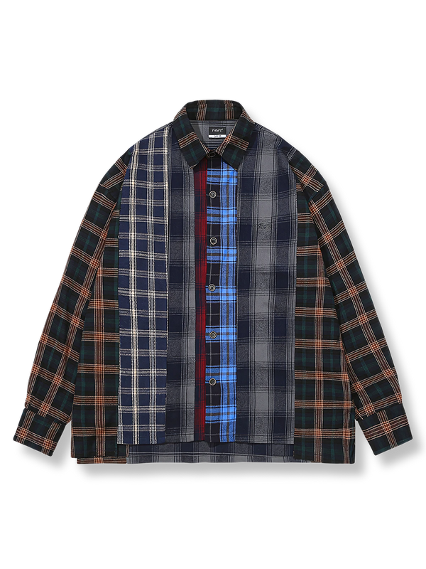 Parolibre｜Patchwork check shirt