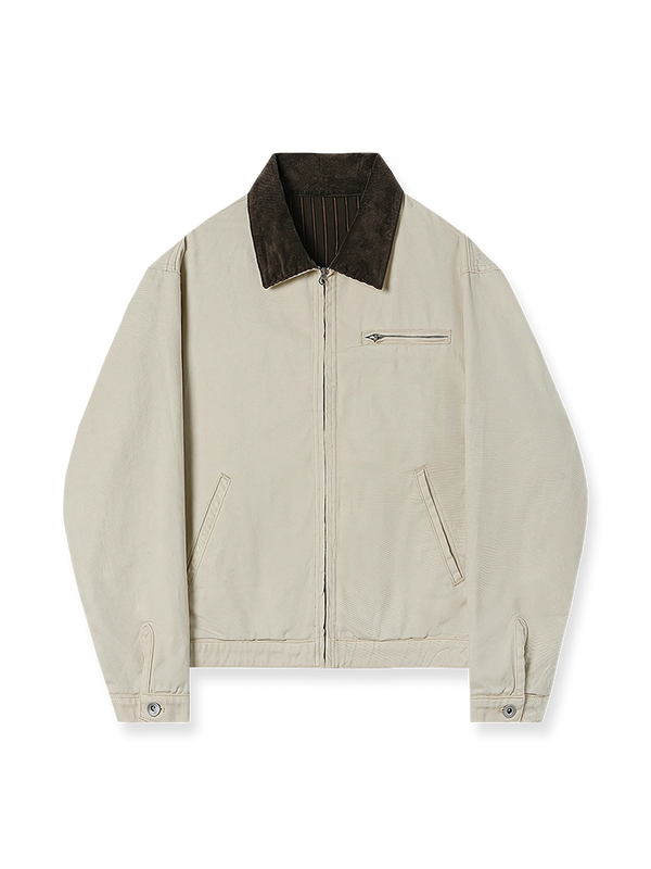 PARDON | Detroit diagonal collar jacket