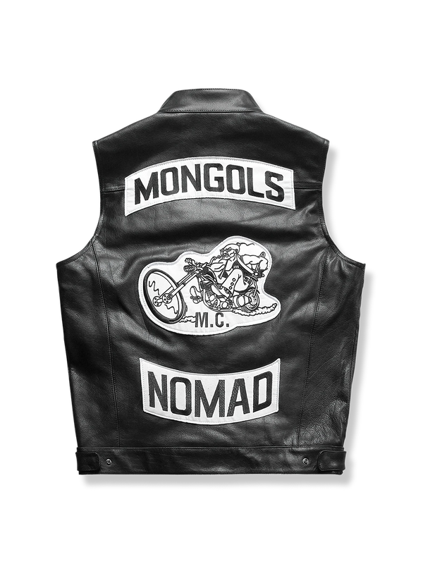 PESSOA | Mongolian bike vest made of cowhide leather