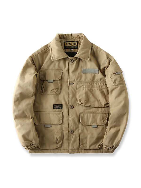 PESSOA | Multi-pocket military cotton jacket