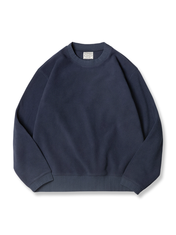 PESSOA | Polar fleece sweatshirt with thumbholes at sleeve ends