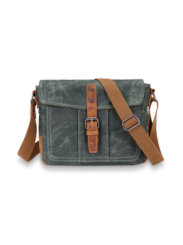 Vintage waterproof and wear-resistant shoulder bag