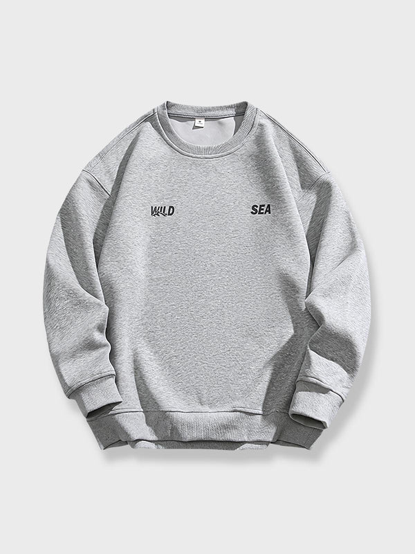 Heavyweight English Letter Sweatshirt