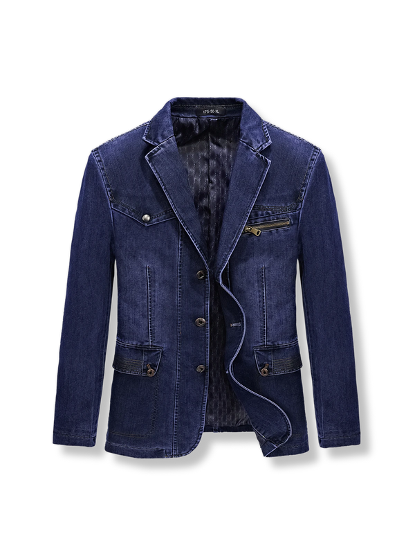 denim suit jacket