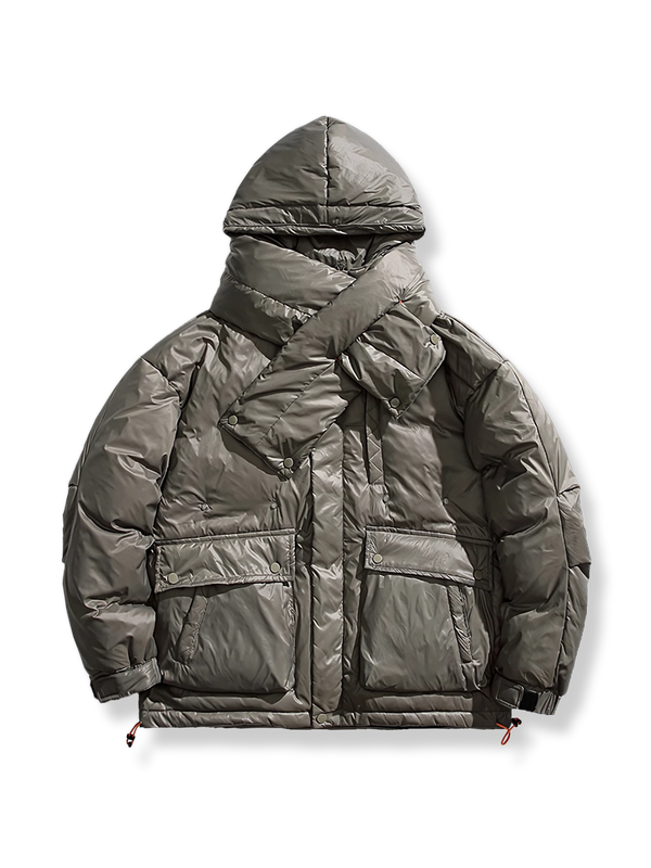 Scarf Padded Jacket