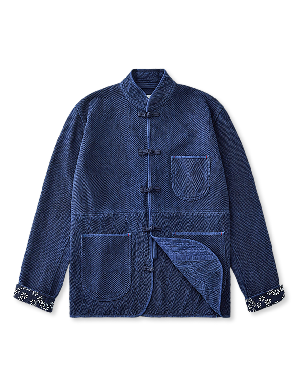 Heavyweight Artisan Indigo Dyed China Jacket