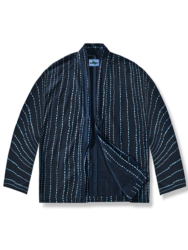 Plant-dyed indigo jacket