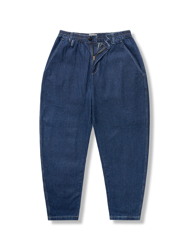 PARDON | Denim wide tapered easy pants