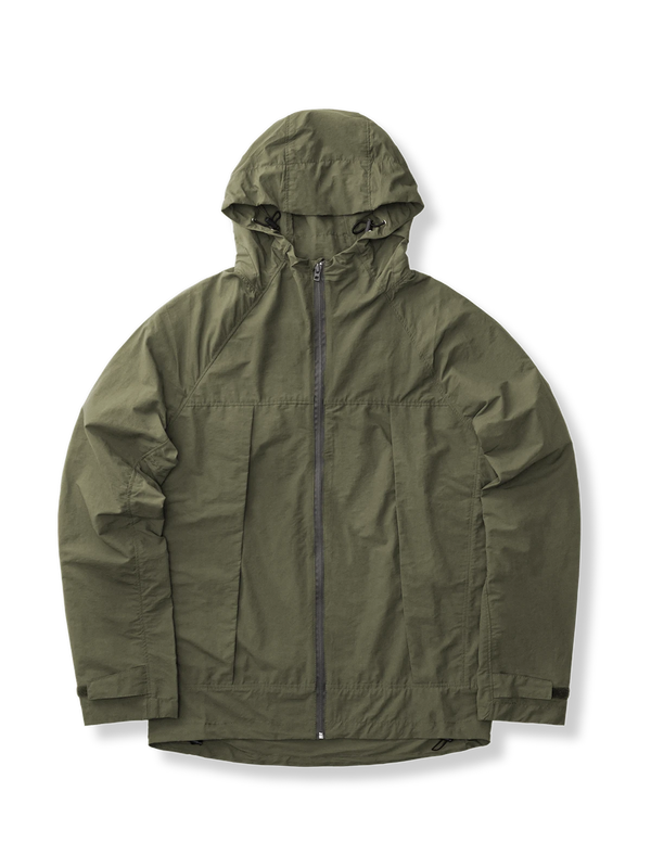 Hooded triple-weather jacket