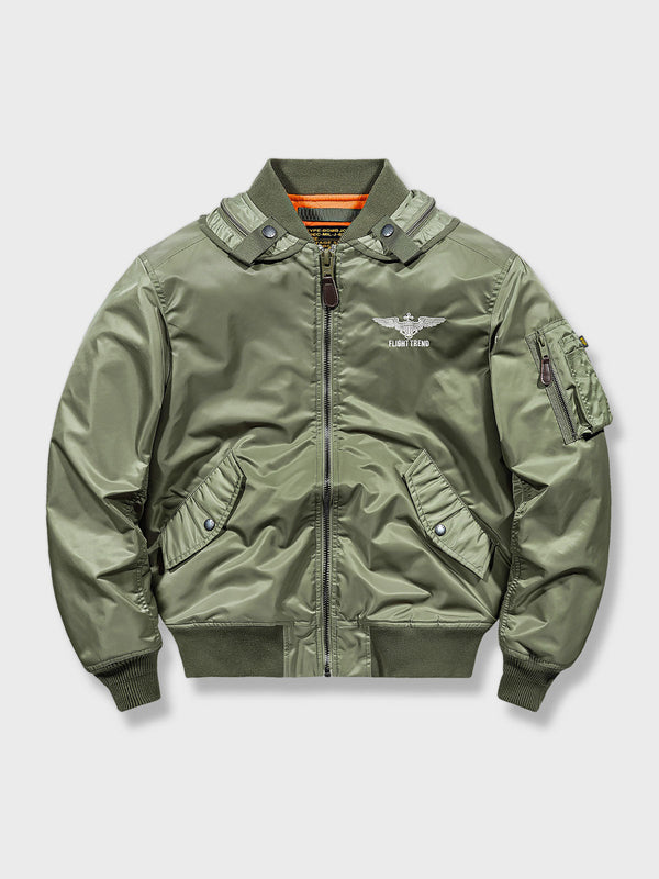 Air Porco | Heavyweight jacket with embroidered badge