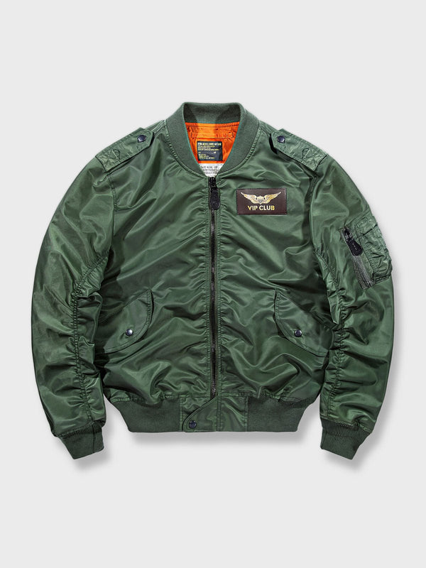 Air Porco | MA-1 Military Embroidered Badge Flight Jacket