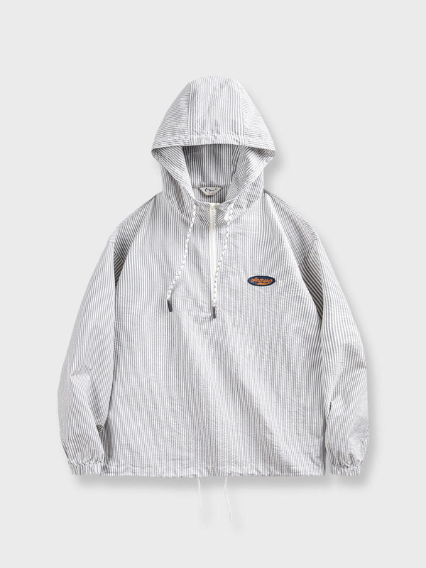 Anorak half-zip sweat jacket