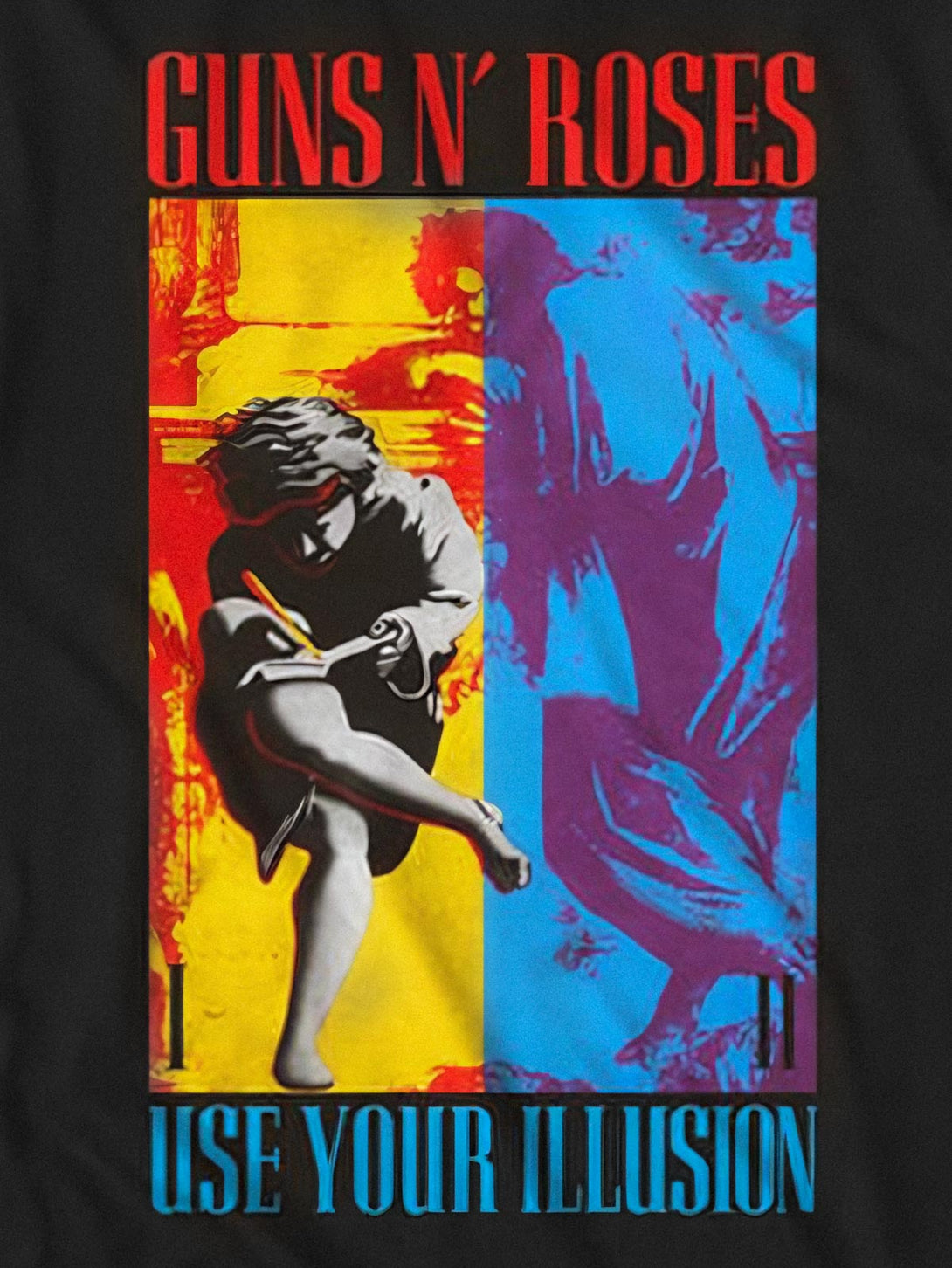  Tシャツのディテール、Mark Kostabiデザインのクラシックなイメージ