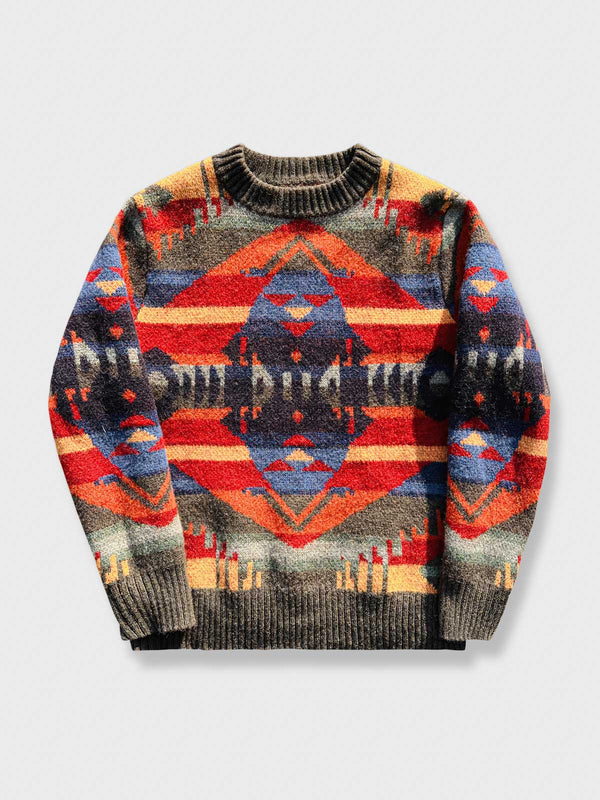 Hodoo | Navajo jacquard wool sweater