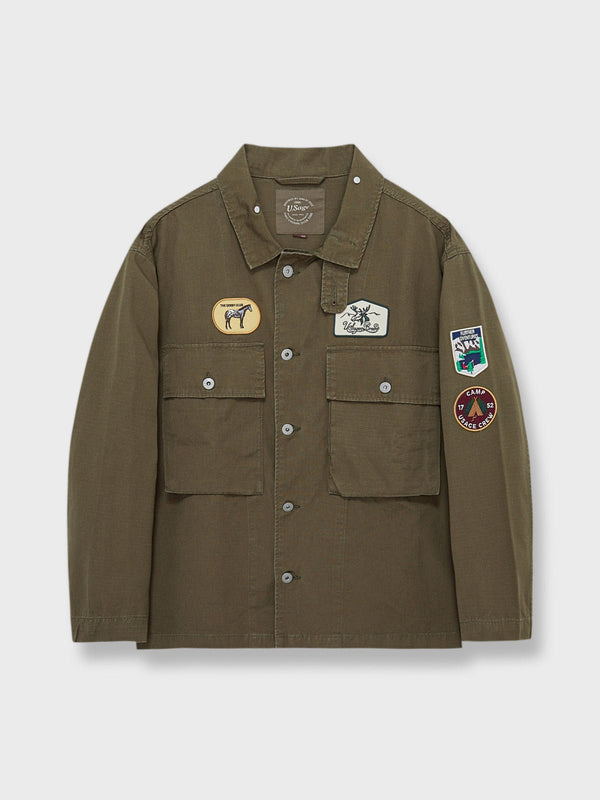 M43 Heavyweight Embroidered Shirt Jacket