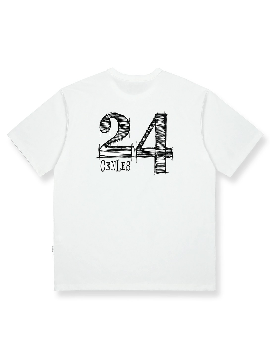 "No.24"レトロスポーツ半袖Tシャツの正面全体図、5色を展示